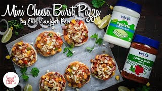 Mini Cheese Burst Pizza by Chef Sanjyot Keer [upl. by Areek]