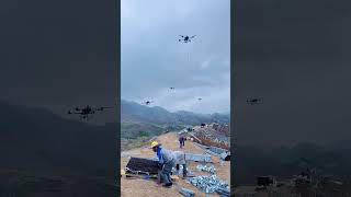 drone lifting operations  drones [upl. by Schram]