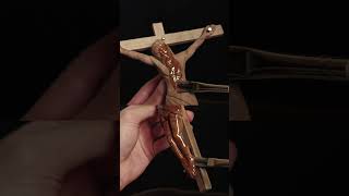 Sculpting Jesus And Cross With Dremel Techniques [upl. by Dloreg294]