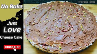 No Bake Easy Cheesecake At Home 🍰 😋 [upl. by Kev]