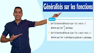 généralités sur les fonctions numérique 1bac exercices corrigés  la fonction périodique exercice [upl. by Lyman485]