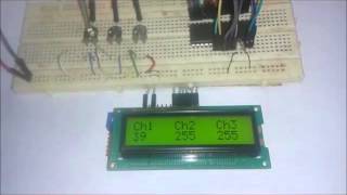 Interfacing ADC0808 with 8051 Microcontroller [upl. by Eeldarb606]