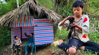 The kind policeman helped the poor boy rebuild the wall of his new house [upl. by Libna]