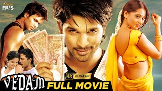 Vedam Latest Full Movie 4K  Allu Arjun  Anushka  Manchu Manoj  Kannada  Mango Indian Films [upl. by Clercq493]