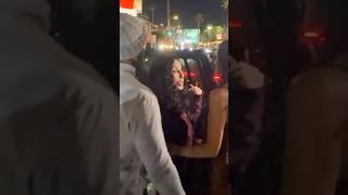 Cher faces paparazzi while leaving Kendall’s Halloween party Cher [upl. by Grane444]