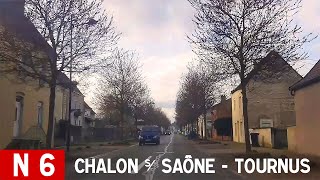 N6  ChalonsurSaône  Tournus France Timelaps [upl. by Diogenes]