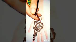 rose mehndi designs like subscribe  share [upl. by Saleme]