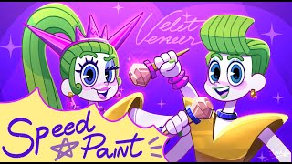 ☆Speed paint☆ Trolls  Velvet and Veneer [upl. by Narine]