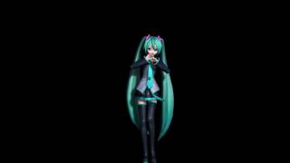 60fps Full WAVEFILE  Hatsune Miku Hologram Ready Request [upl. by Ralyat]