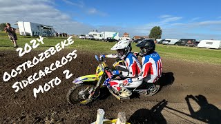 2024 Oostrozebeke Sidecarcross Moto 2 [upl. by Feilak549]