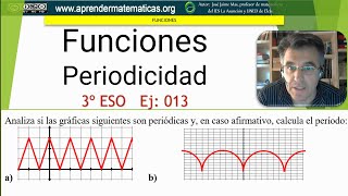 Periodicidad de una función 3º ESO 05 013 José Jaime Mas [upl. by Corley]