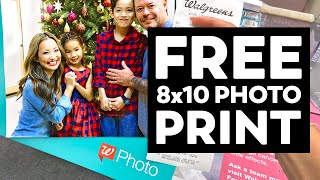 FREE 8x10 Photo Print at Walgreens 😍 [upl. by Lust]