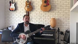 HARLEY BENTON Custom Line N150CE BKUnboxingReviewTesting resonator guitar [upl. by Lramaj363]