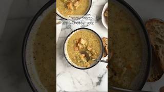 Creamy broccoli amp Cheddar soup recipe [upl. by Yetty781]