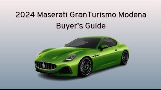 2024 Maserati GranTurismo Trofeo Buyer’s Guide [upl. by Eniortna]