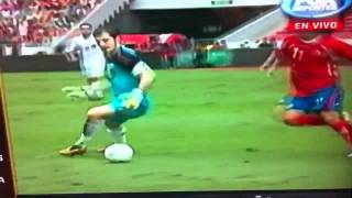 Iker casillas error contra costa rica [upl. by Trotter]