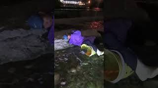 When he sleeps the fish comes by itself👍👍👍 fishing funny shorts [upl. by Weinrich]