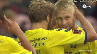 FC Midtjylland vs Brøndby IF 33 Højdepunkter  782016  HD [upl. by Arerrac]