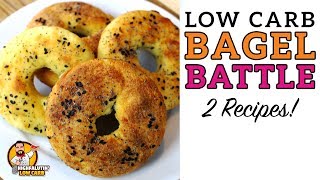 Low Carb BAGEL BATTLE  The BEST Keto Bagels Recipe [upl. by Lingwood]