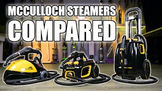 McCulloch Steam Cleaners Review amp Comparison  MC1275 vs MC1375 vs MC1385 [upl. by Hafirahs]