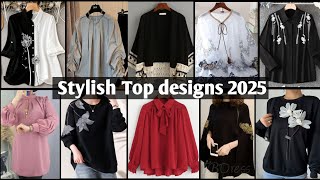 40 Winter top designs 2025  Stylish top designs for girls  Winter fashion  Short frocks [upl. by Aiyram]