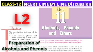 L2 Preparation of Alcohols and Phenols  Class 12 NCERT Chemistry Chapter 11 Hindi [upl. by Alliuqaj]