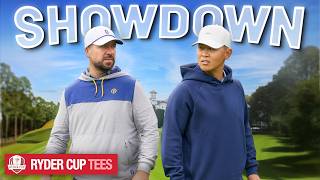 Peter Finch vs Luke Kwon at AWESOME Ryder Cup Course 9 Hole Match [upl. by Villiers]