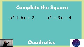 How to Complete the Square with a Quadratic [upl. by Alysa]