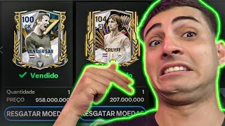 2 bilhões de coins 😱 vendi todas as cartas do meu time [upl. by Nalniuq]