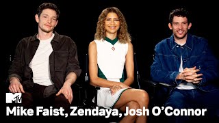 Zendaya Mike Faist amp Josh O’Connor on “Challengers” Love Triangles and Playing Teenagers [upl. by Eiboj]