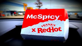 McDonalds McSpicy Red Hot Burger mcdonalds [upl. by Retsevel399]