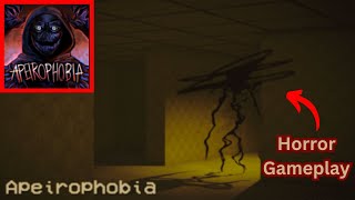 Apeirophobia gameplay 1 backrooms horrorgaming scary roblox gameplay apeirophobia video game [upl. by Ynnaj]