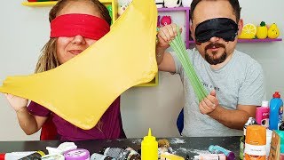 Çöplük Slime Challenge  Çantadan Ne Çıkarsa Slime  Vak Vak TV [upl. by Gianina179]