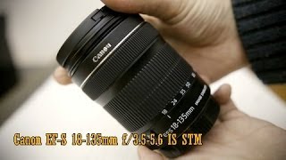 Canon EFS 18135mm f3556 IS STM lens review with samples [upl. by Mrots878]