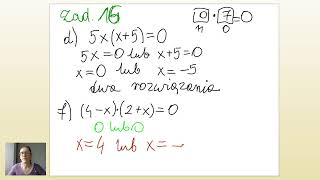 Matematyka dla klas 7 Rozwiązywanie równań [upl. by Heimer]