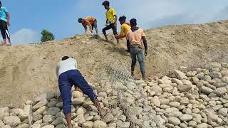 River Gabions for slope protection  Gabion walls  Gabion Baskets  Nilesh Jha [upl. by Akim]