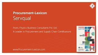 Servqual from Procurement Lexicon [upl. by Ruhtracam]