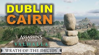 How to complete Dublin Cairn  AC Valhalla Wrath of the Druids Ireland Mystery Guide [upl. by Laerol264]