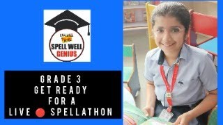 LIVE SPELLATHON GRADE 3 [upl. by Akinaj]