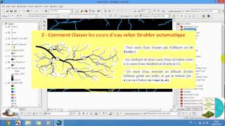 Comment Délimiter le bassin versant et Classer les cours deau selon Strahler automatique sur ArcGis [upl. by Gracie]