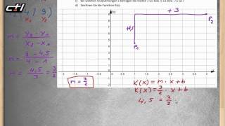 Zweipunktform  Lineare Funktionen ★ 4 Aufgaben [upl. by Nosiram]