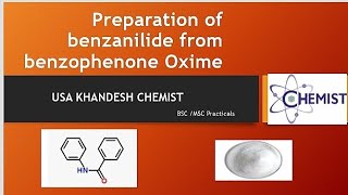 Preparation of benzanilide from benzophenone Oxime  benzophenone Oxime to Benzanilide [upl. by Mccarthy]