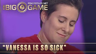 The Big Game S2 ♠️ E14 ♠️ Vanessa Selbst vs Prahlad Friedman ♠️ PokerStars [upl. by Llerref]