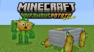 BRAND NEW POISONOUS POTATO MINECRAFT 121 UPDATE FREE DOWNLOAD [upl. by Noneek]