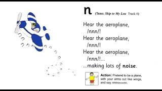 Jolly phonics letter n song [upl. by Nanis]