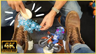 Most Relaxing Shoe Care Experience  Angelo Shoe Shine ASMR [upl. by Bay]