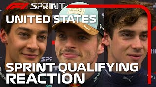 Drivers React After Sprint Qualifying  2024 United States Grand Prix [upl. by Aerdied]