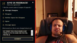 TYLER1 gives Riot some crazy feedback [upl. by Amarillas]