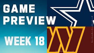 Dallas Cowboys vs Washington Commanders  2023 Week 18 Game Preview [upl. by Amity158]