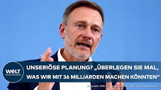 HAUSHALT Milliarden investieren dank Lockerung der Schuldenbremse Lindner warnt vor Steuererhöhung [upl. by Shanie]